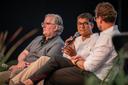 Dr Robin Maitra diskutiert bei einer Veranstaltung über Baukultur und Gesundheitsschutz