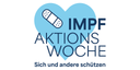 Logo der bundesweiten Impf-Aktionswoche: ein Herz mit Pflaster und Claim